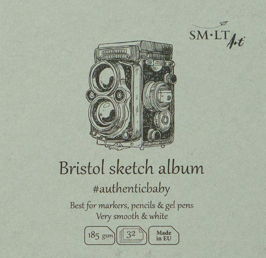 SM•LT #Authenticbaby Bristol Sketch Album – 3.5" x 3.5"