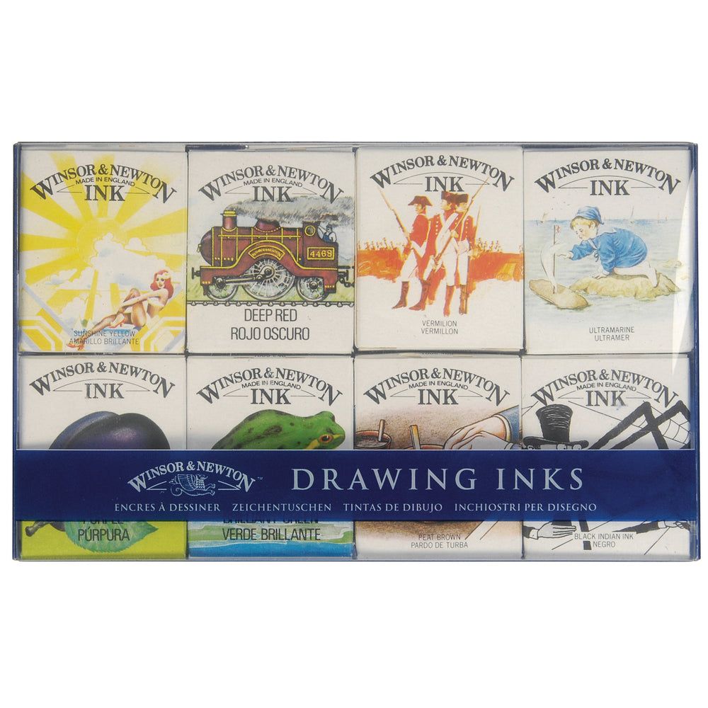 Winsor & Newton Drawing Ink - William Collection Set of 8