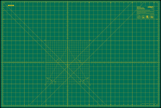 OLFA Double Sided Rotary Mat Green 24" x 36"