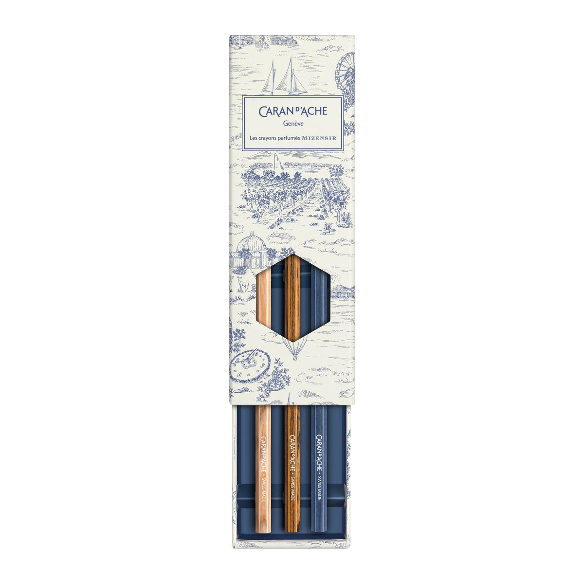 Caran d'Ache Toile de Jouy Les Crayons de la Maison scented pencils
