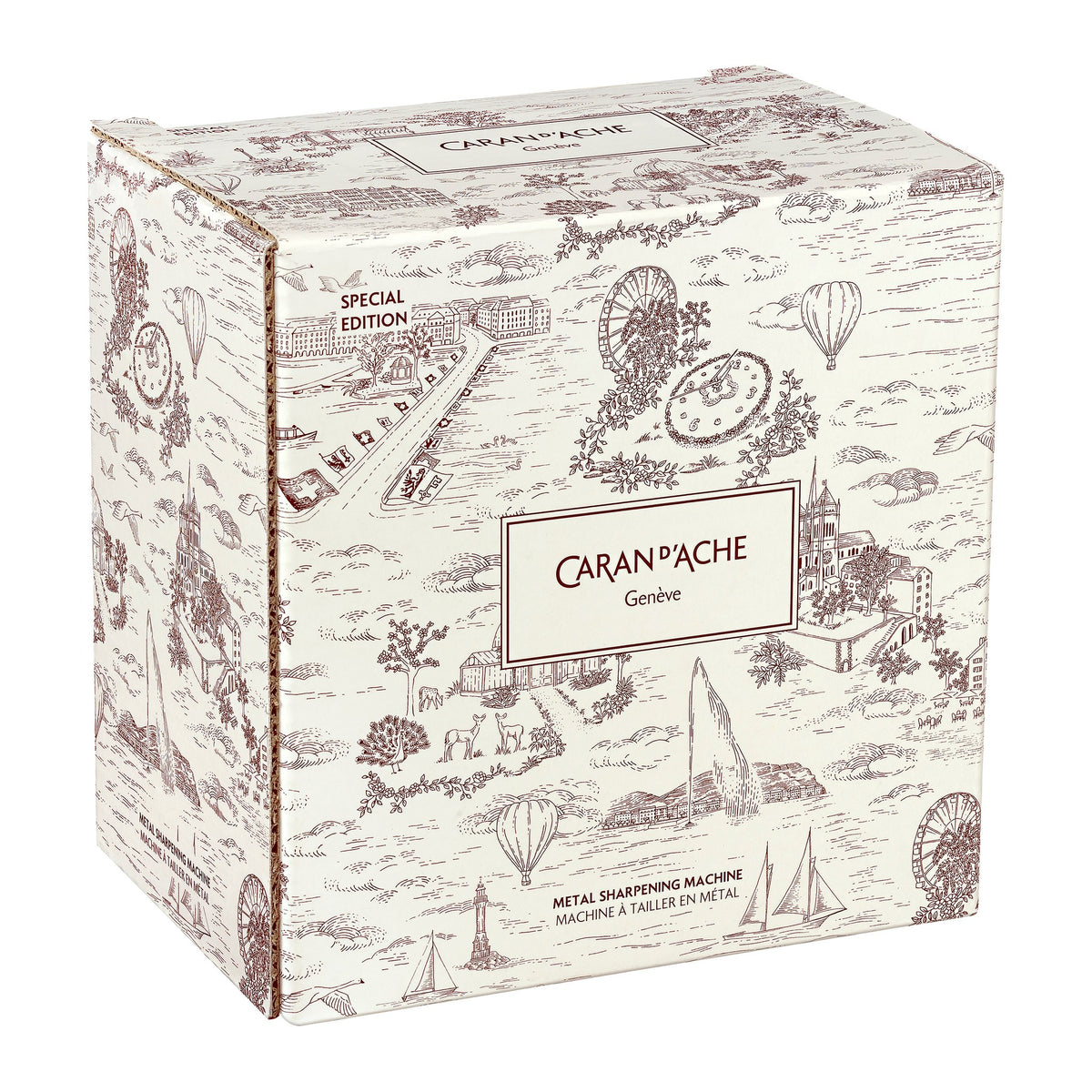 Caran d'Ache Toile de Jouy sharpening machine gift box