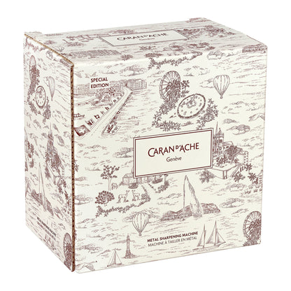 Caran d'Ache Toile de Jouy sharpening machine gift box