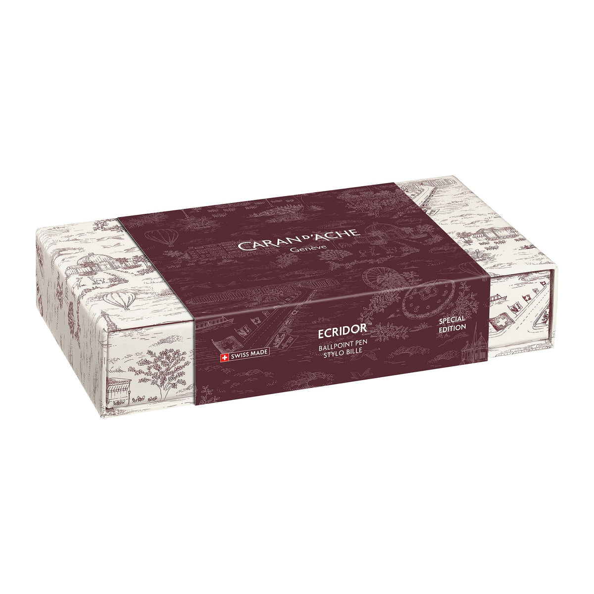 Caran d'Ache Toile de Jouy Ecridor Ballpoint Pen Gift Set