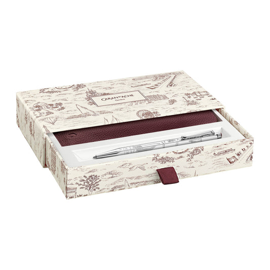 Caran d'Ache Toile de Jouy Ecridor Ballpoint Pen Gift Set