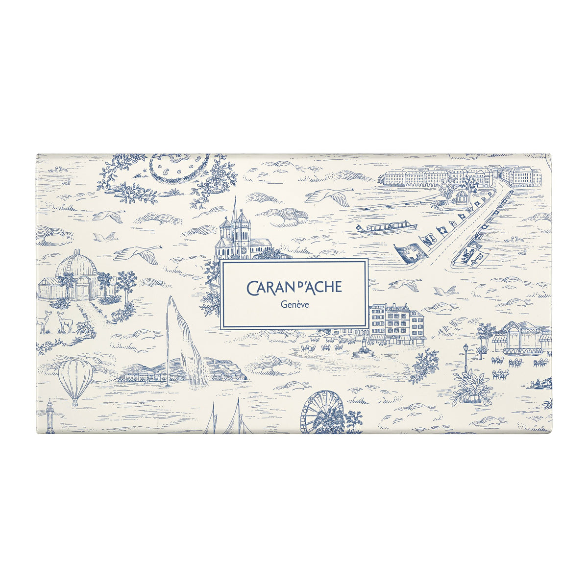 Caran d'Ache Toile de Jouy Mixed Media Set closed box