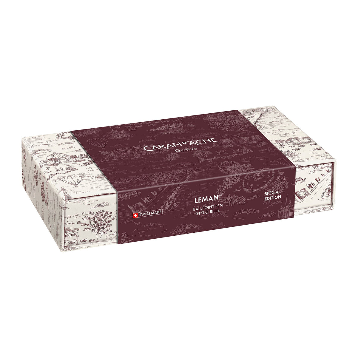 Caran d'Ache Toile de Jouy Léman Ballpoint Pen Gift Set