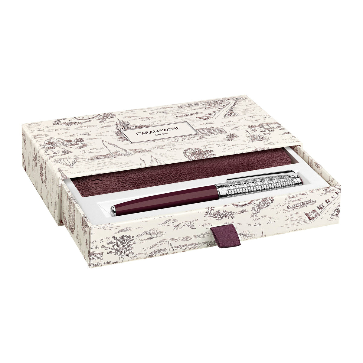 Caran d'Ache Toile de Jouy Léman Fountain Pen Gift Set