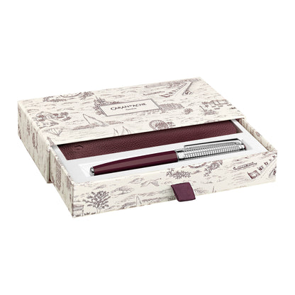 Caran d'Ache Toile de Jouy Léman Fountain Pen Gift Set