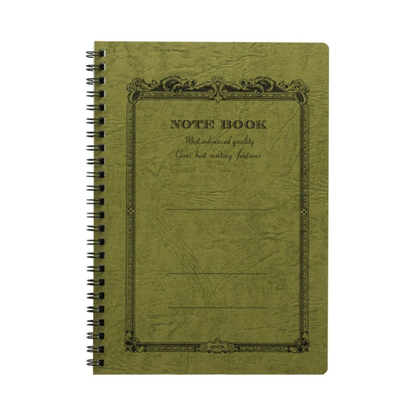 Apica Twin Ring Notebook - A5, Olive