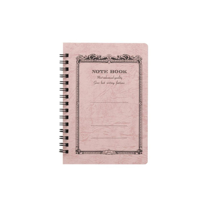 Apica Twin Ring Notebook - A6, Peach