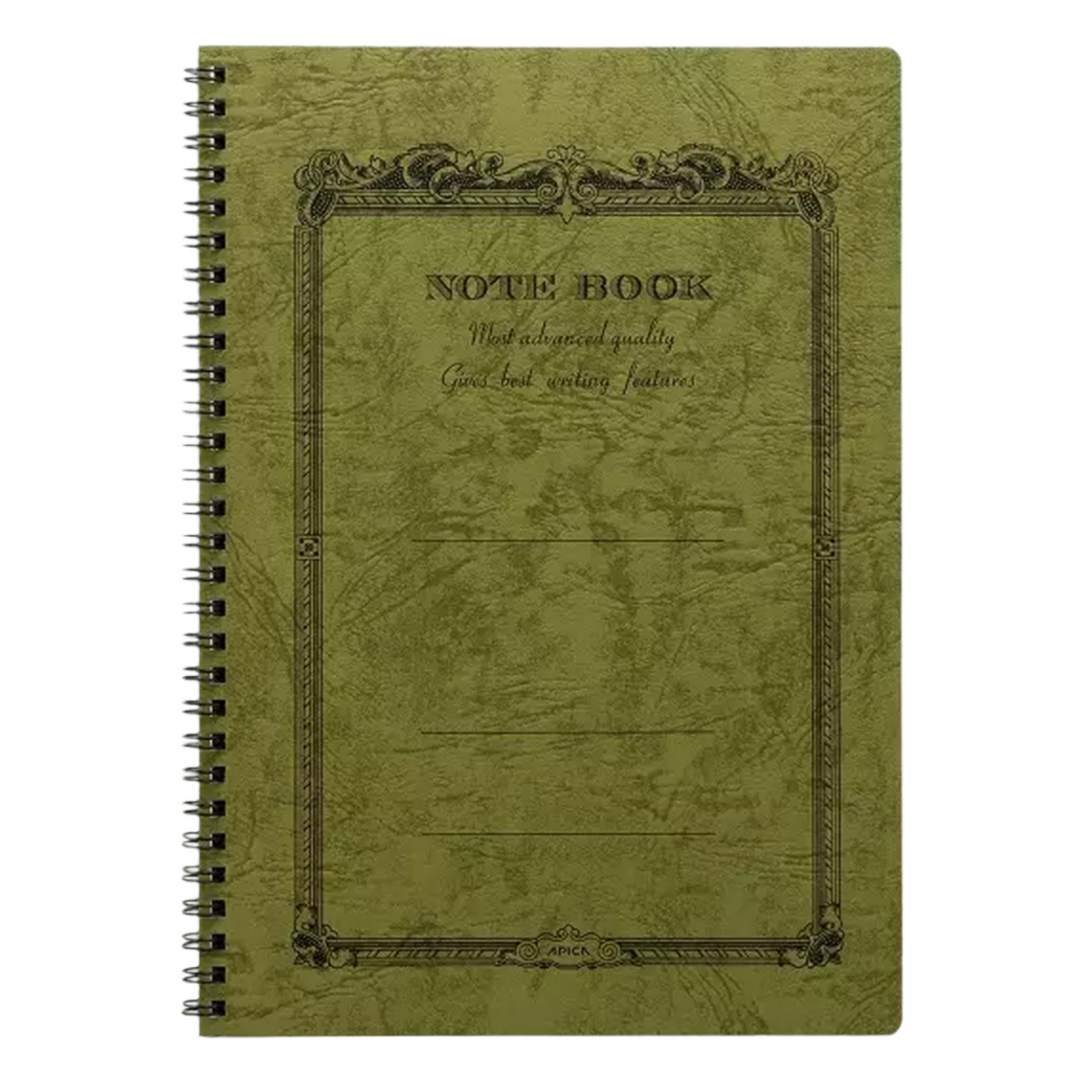 Apica Twin Ring Notebook - Semi B5, Olive