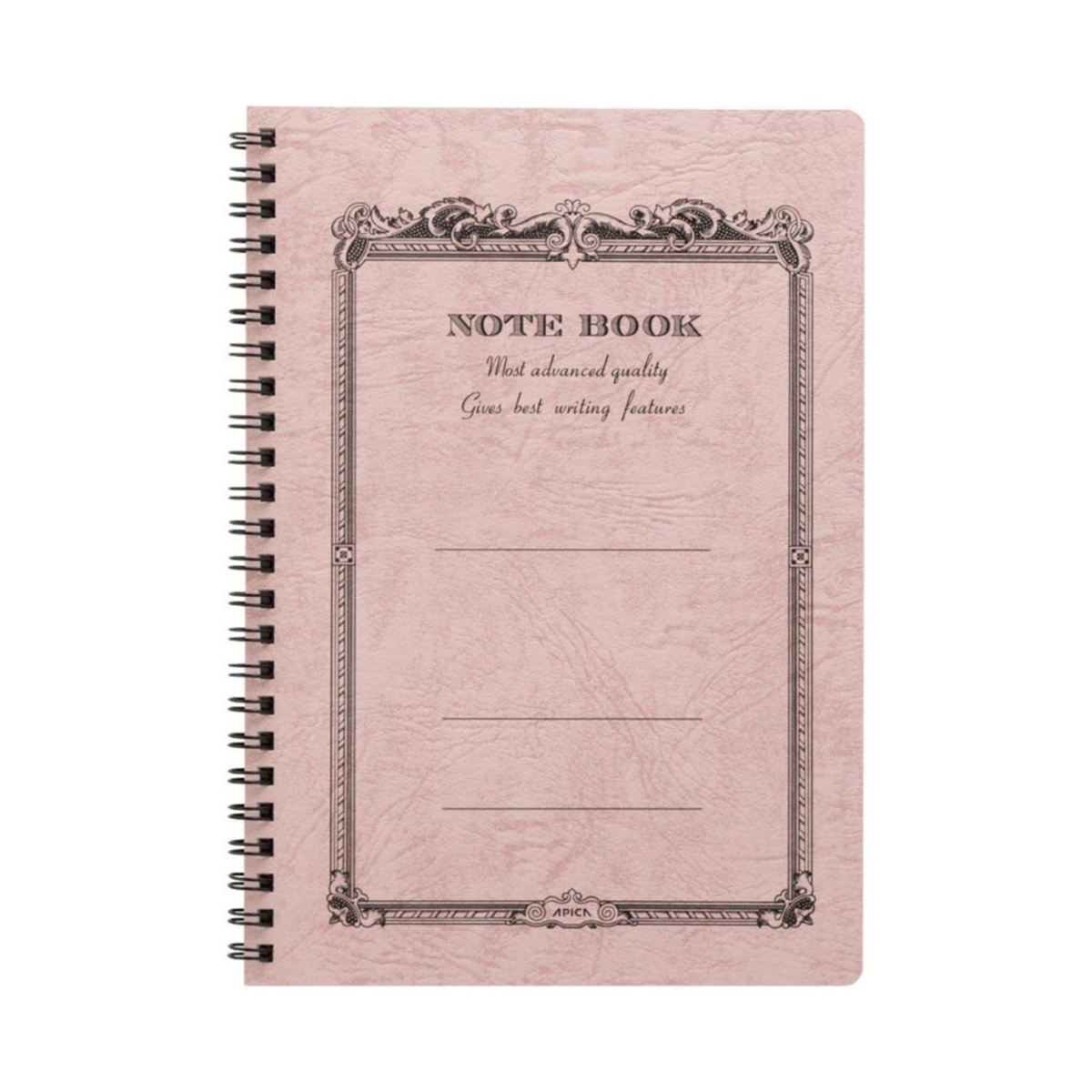 Apica Twin Ring Notebook - A5, Peach