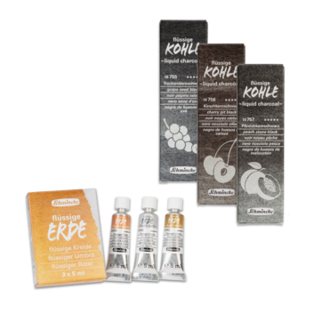 Schmincke Liquid Charcoal - 5ml set