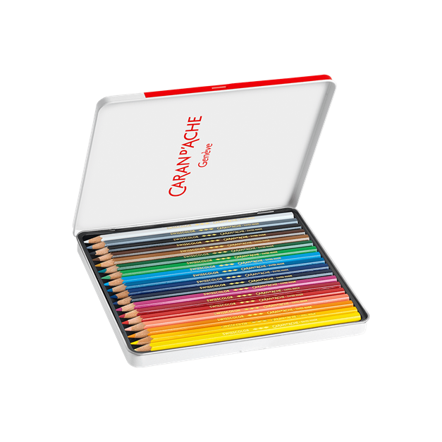Swisscolor Colour Pencil Set of 18 - Metal tin