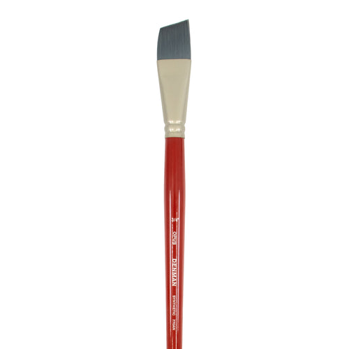 Opus Denman Acrylic Brushes Long Handle - Angle