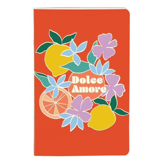 Clairefontaine Dolce Amore lined thread-stitched notebook 9x14cm, assorted covers