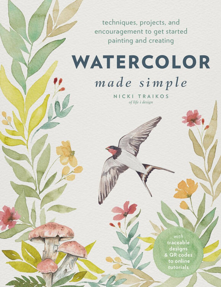 L'aquarelle simplifiée par Nicki Traikos
