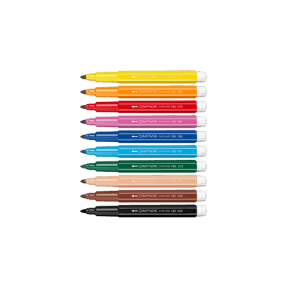 Swisscolor Fibre Pens Set of 10 - Maxi Colours