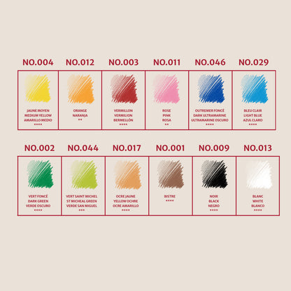 Conte Pastel Pencils Set of 12