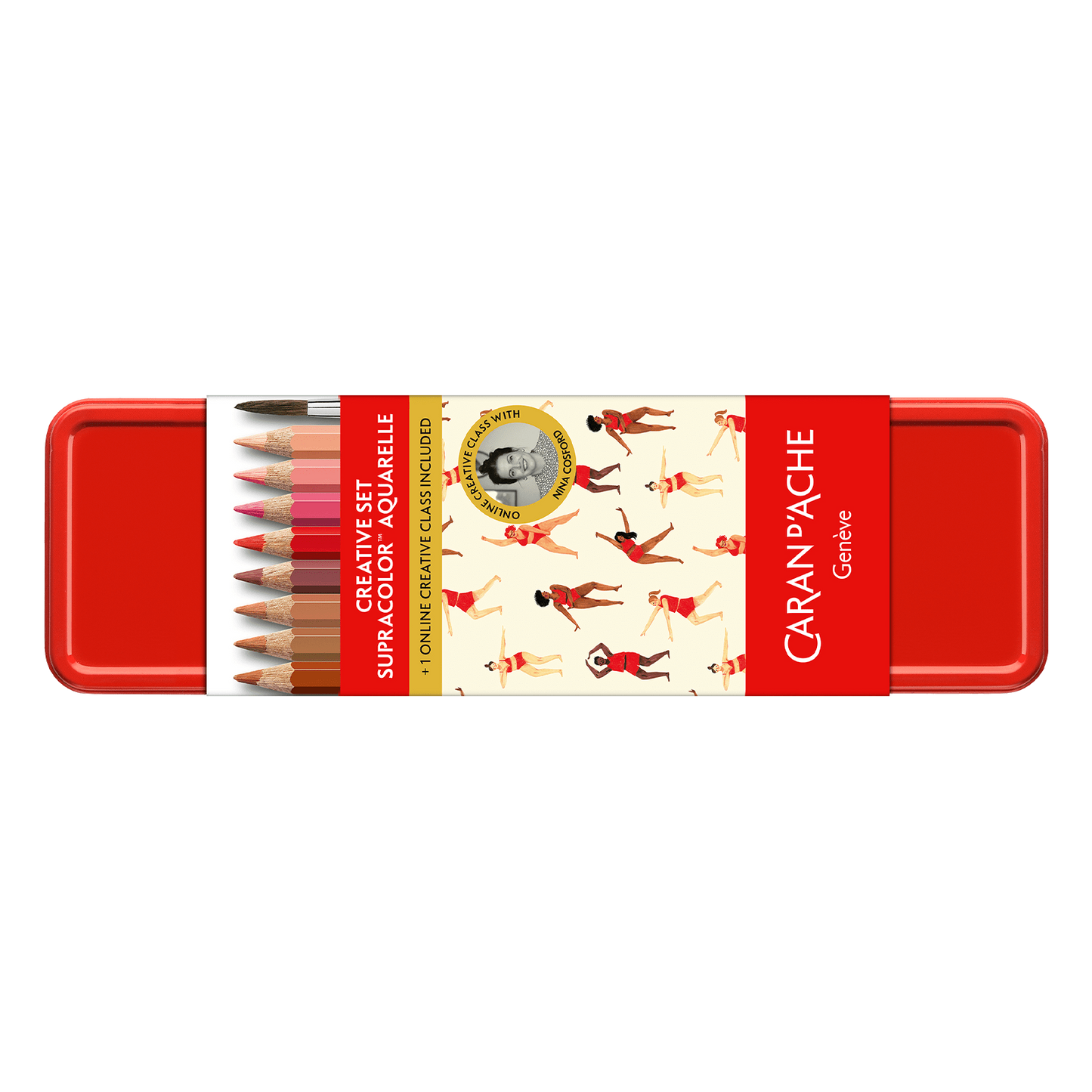 Caran d'Ache Creative Set of 13 pieces including Brush + Online Course - Nina Cosford