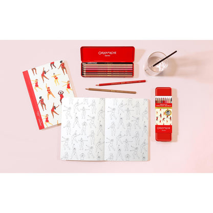 Caran d'Ache Creative Set of 13 pieces including Brush + Online Course - Nina Cosford