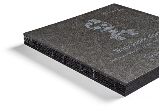 SM•LT Layflat Black Sketch Album – 5.5" x 5.5"