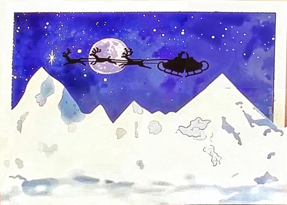 Pop-up starry night