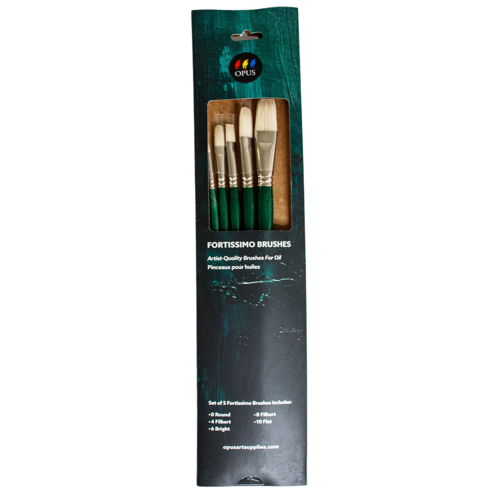 Opus Fortissimo Oil Brush Set of 5