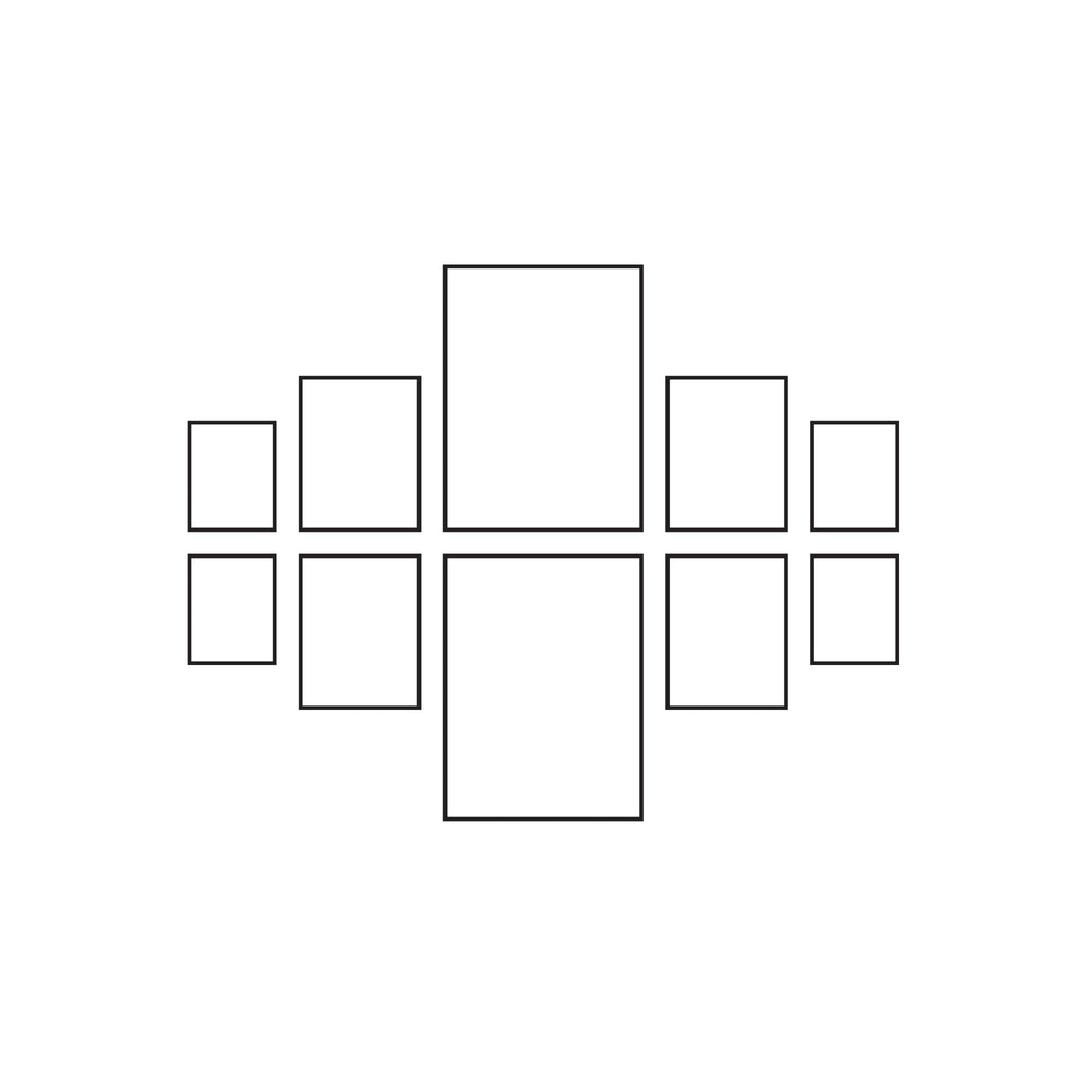 Cypress Frame Gallery Wall - City (Black)