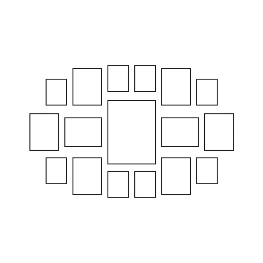 Cypress Frame Gallery Wall - Manor (Black)
