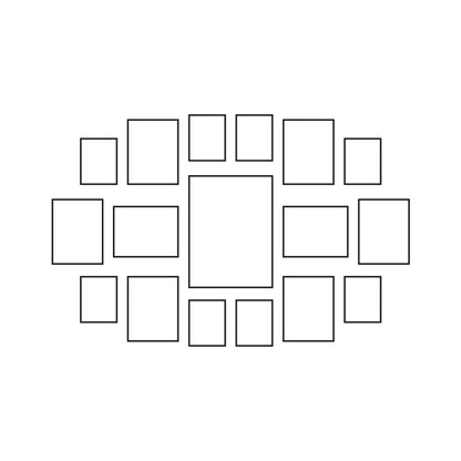 Cypress Frame Gallery Wall - Manor (Black)