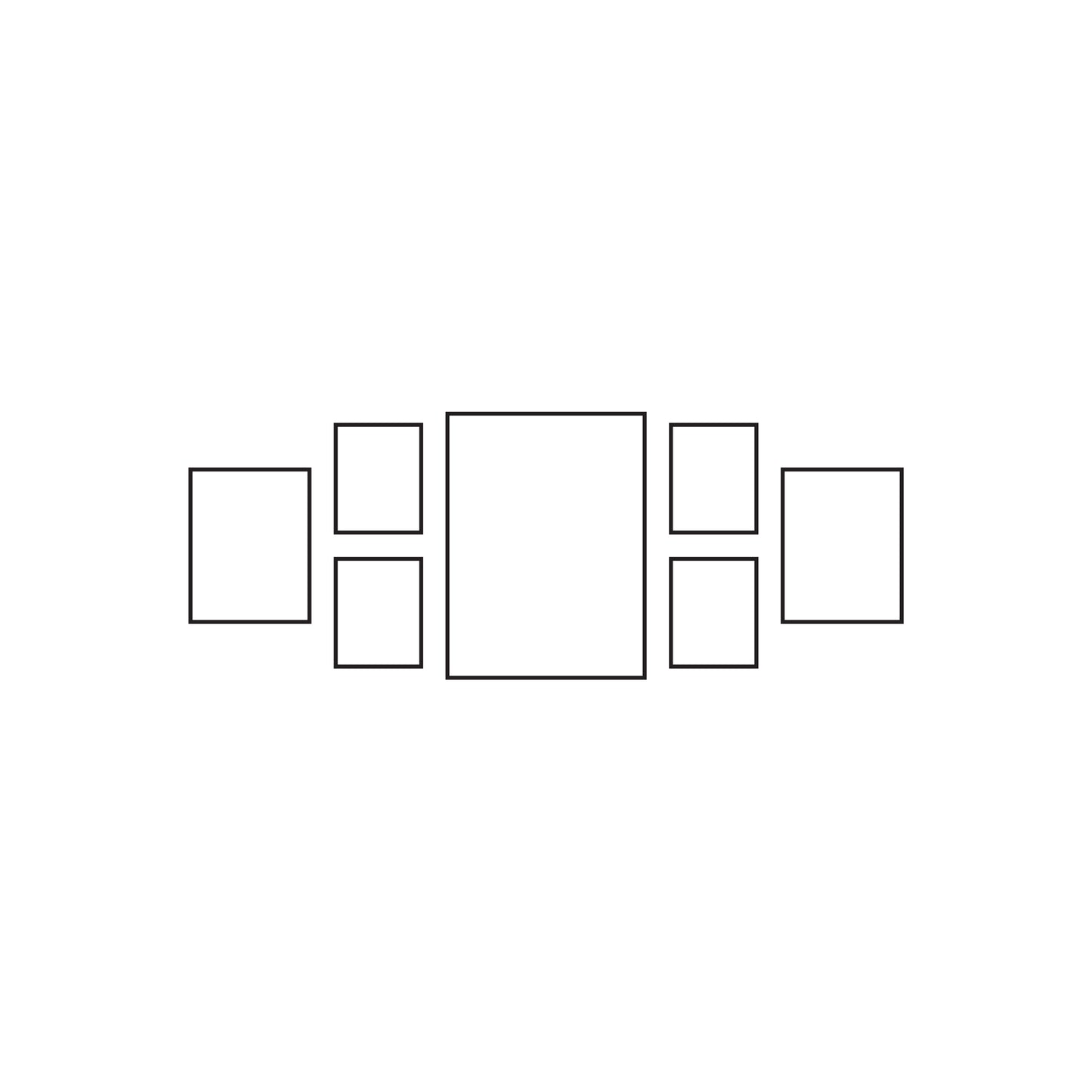 Cypress Frame Gallery Wall - Ridge (Black)