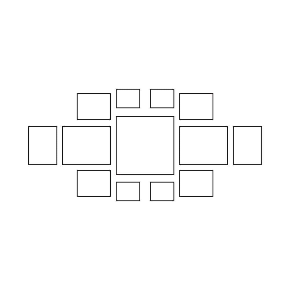 Luna Frame Gallery Wall - Cove (Black)