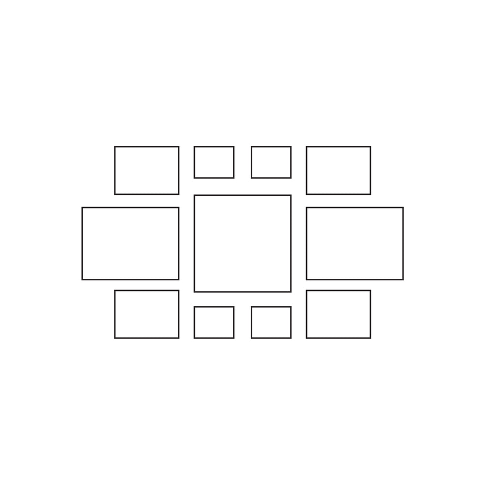 Luna Frame Gallery Wall - Hearth (Black)