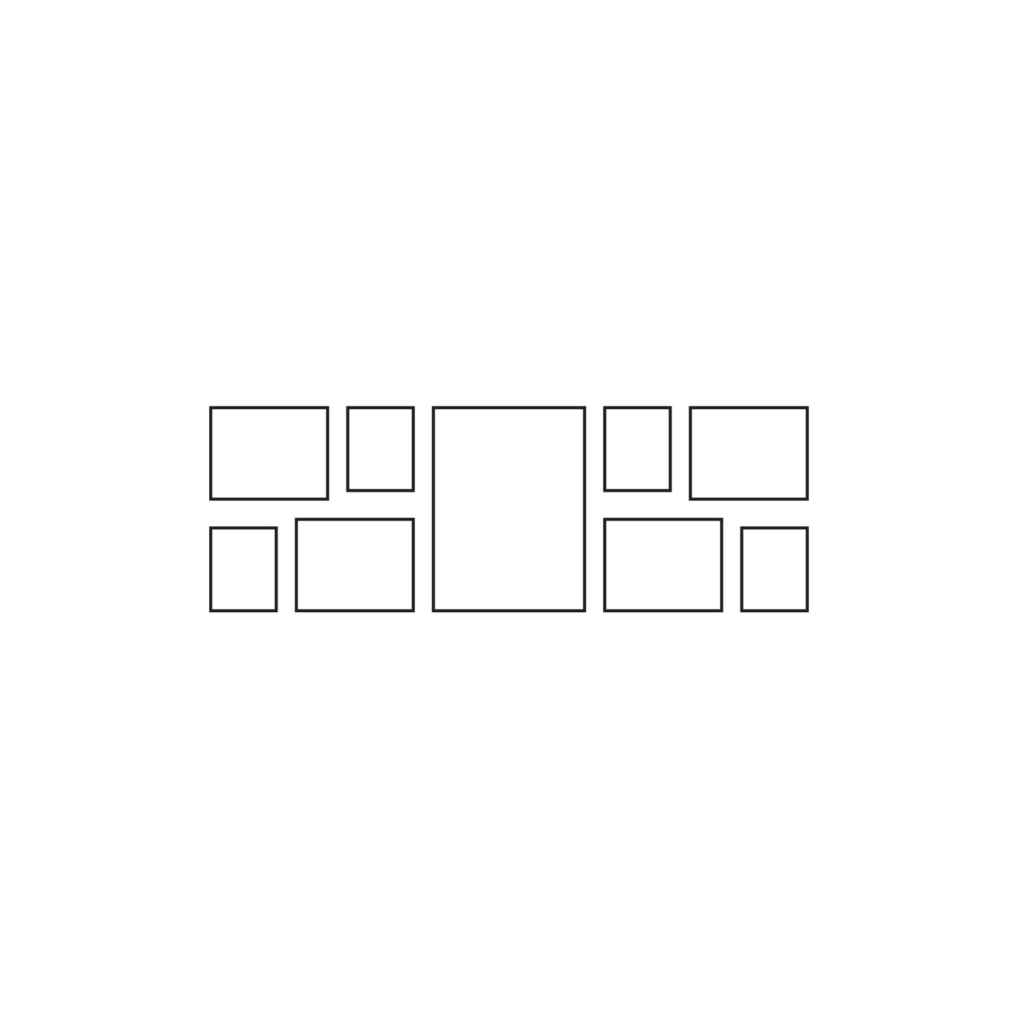 Luna Frame Gallery Wall - Metro (Black)
