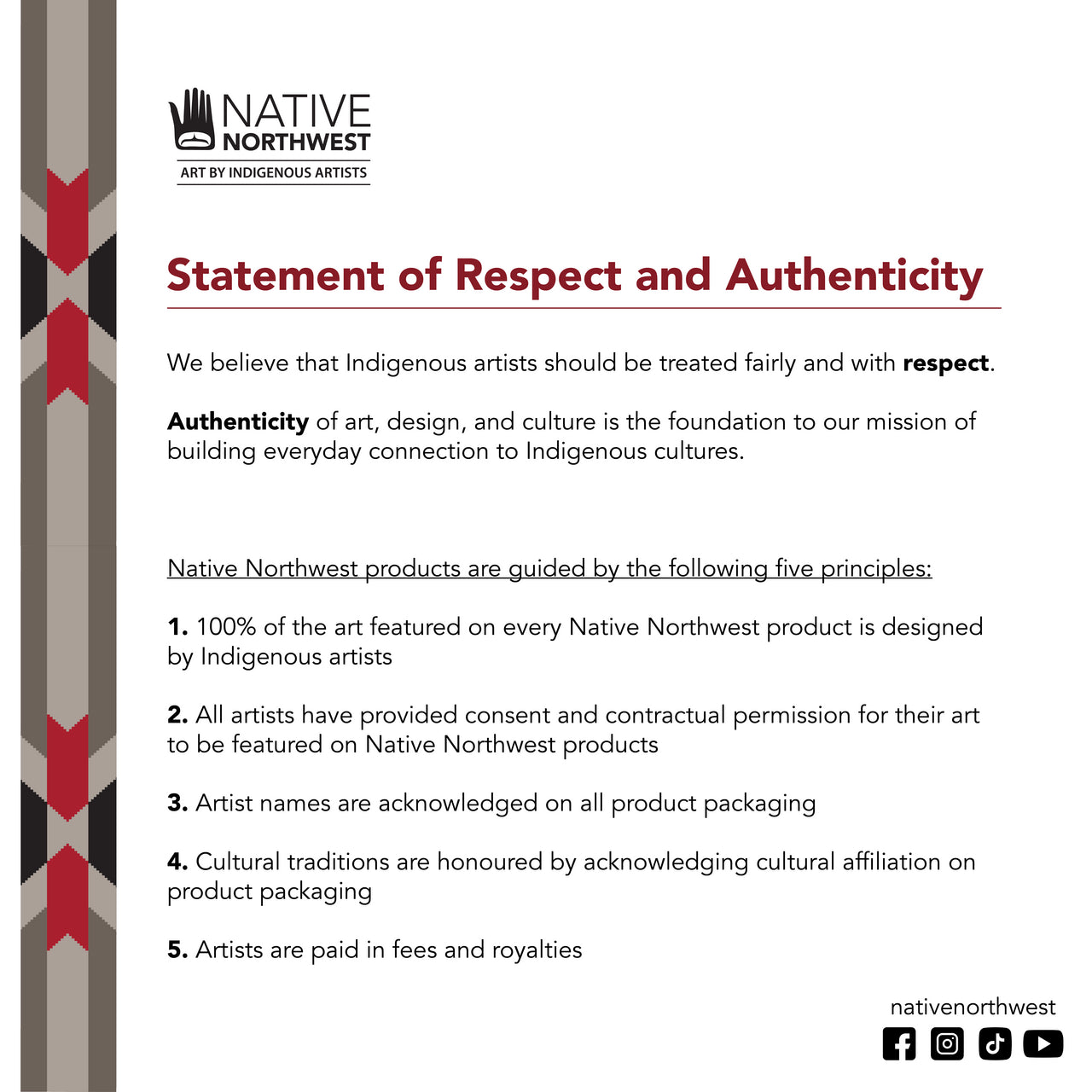 Native Northwest HB Pencil pack of 6 - Whale Paddle design by Paul Windsor