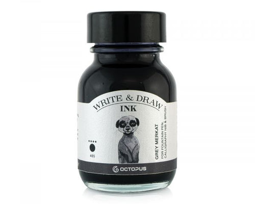 Octopus Write and Draw Ink Grey Merkat 50ml