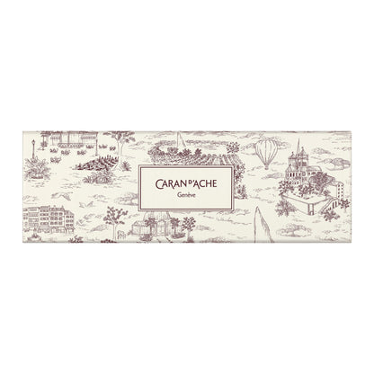 Caran d'Ache Toile de Jouy 849 Ballpoint Pen Burgundy