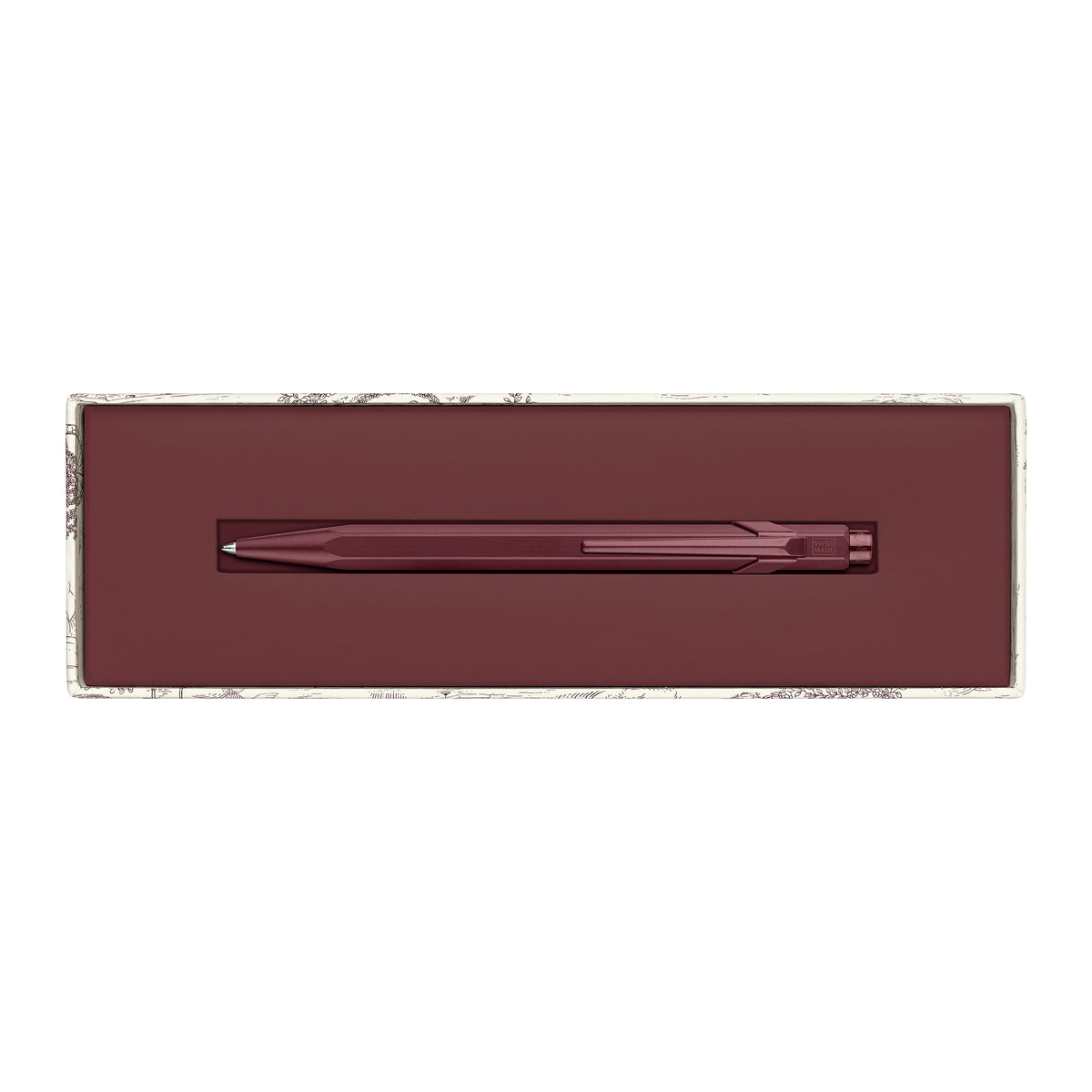 Caran d'Ache Toile de Jouy 849 Ballpoint Pen Burgundy
