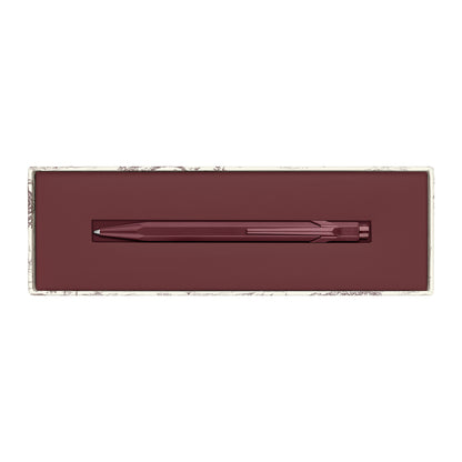 Caran d'Ache Toile de Jouy 849 Ballpoint Pen Burgundy