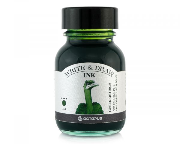 Octopus Write and Draw Ink Green Ostrich 50ml