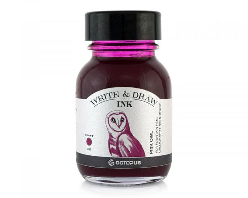 Octopus Write and Draw Ink Pink Owl 50ml