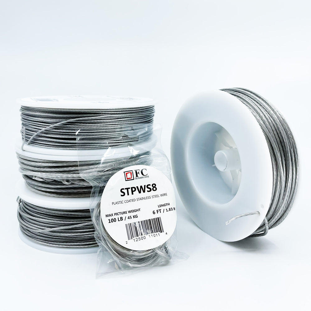 Plastic Wire File Plastic Coated Picture Wire – Opus Art Supplies