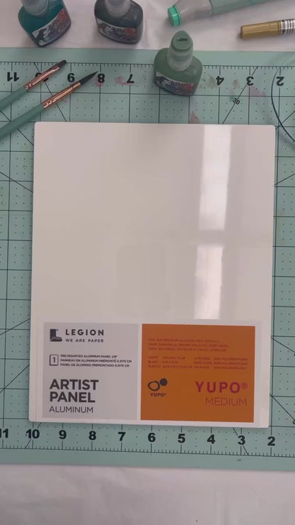 Panneaux d'artiste en aluminium Yupo 12,7 x 17,8 cm