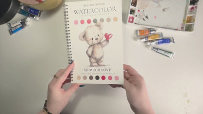 Willow Wolfe Watercolor Workbook - So Much Love