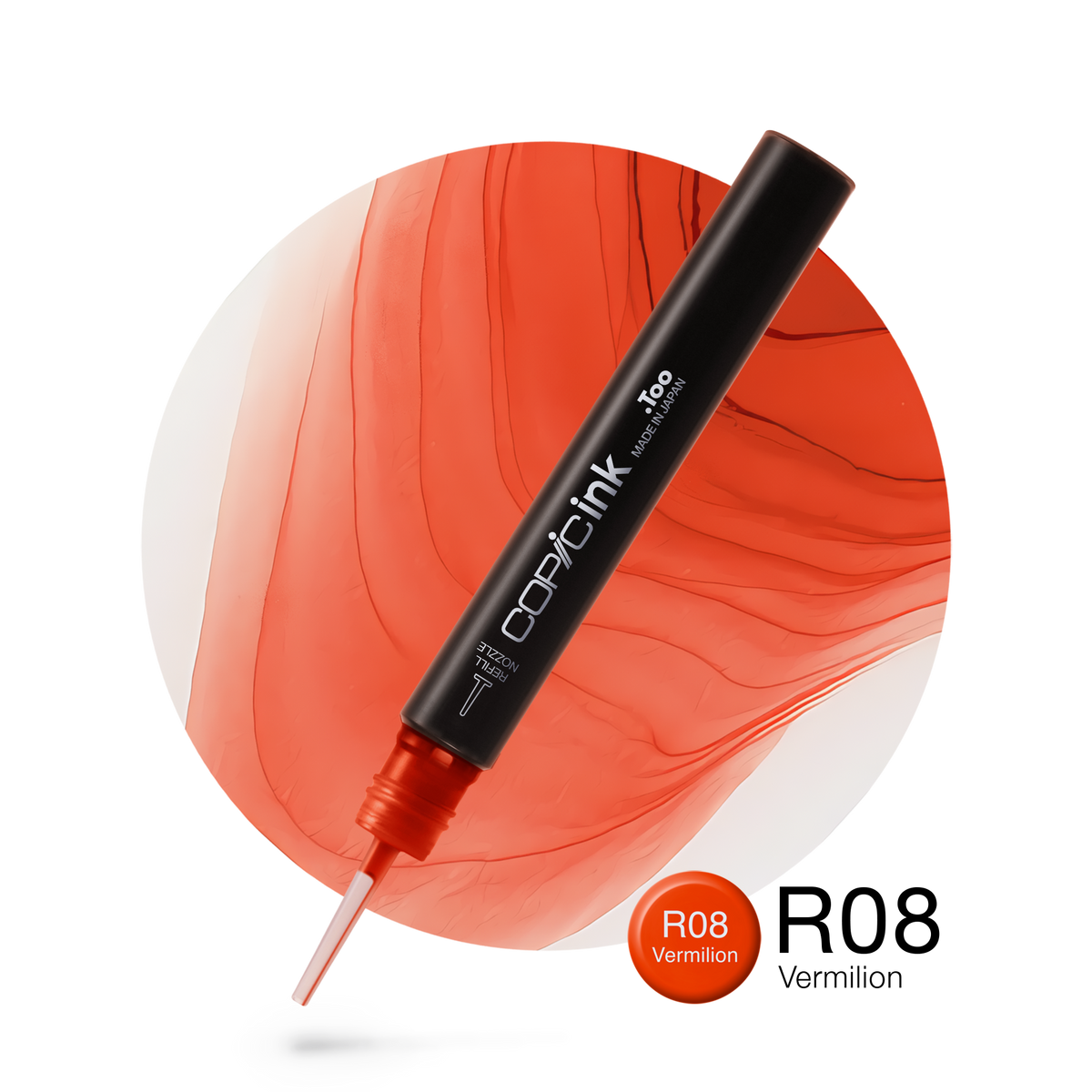 Copic Ink refill 12ml – R08 Vermillion