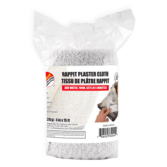 Sandtastik Rappit Plaster Wrap Cloth - 4" x 15' Roll