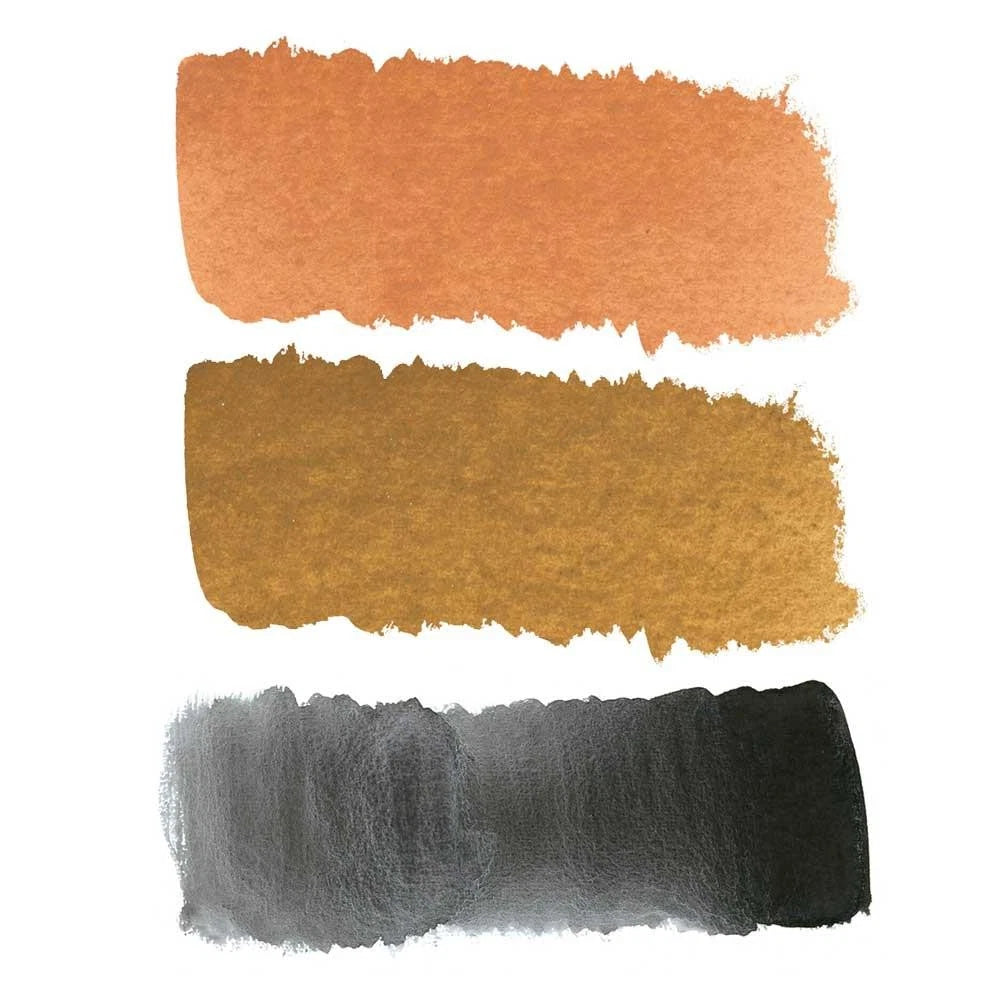 Schmincke Sketching Trio Set of 3 x 5ml - Liquid Charcoal & Earth Pigments
