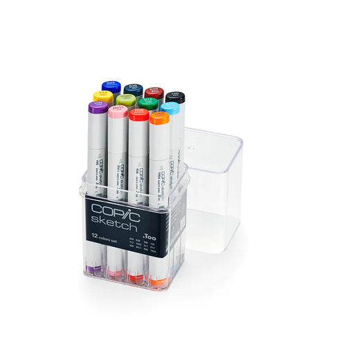 COPIC Sketch Marker Basic 12 Color Set