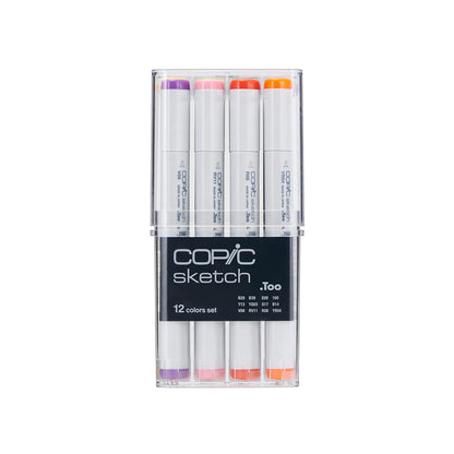 COPIC Sketch Marker Basic 12 Color Set